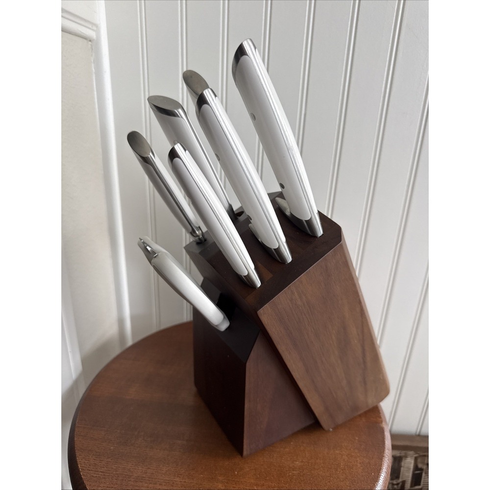 Cangshan 7 Piece Knife Set , White , MINT